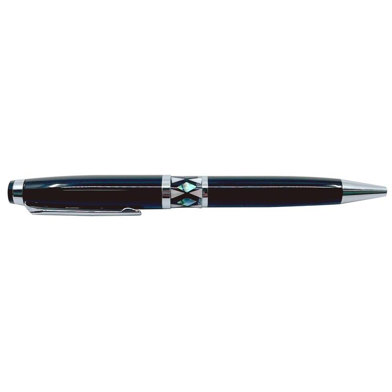 Nacreh Inlay Mother of Pearl Design Handmade Ballpoint Pen Retractable Executive Gift Deluxe Rollerball Point Black Ink (Mother of Pearl) - Image 4